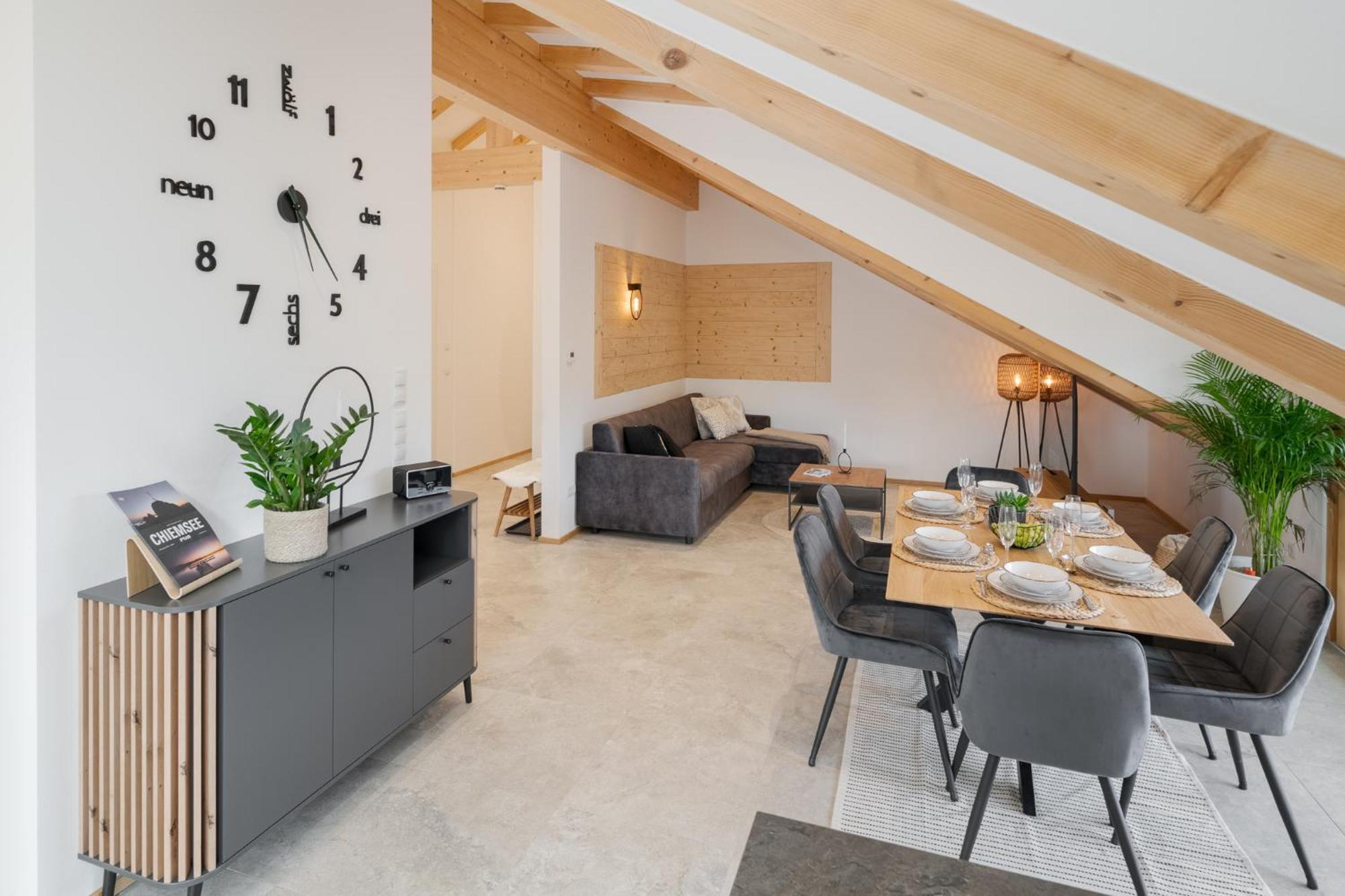 Fenjoy: Ferienapartment Mit Bergblick / Balkon / Bbq แบร์เนา อัม คีมเซ ภายนอก รูปภาพ
